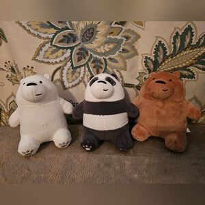 We Bare Bears 7" Cuddle Soft Plush